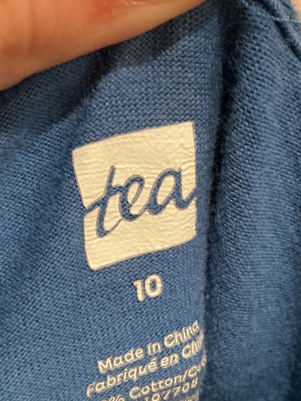 Tea Collection Blue Ruffle Star-Print Dress - Picture 2 of 3
